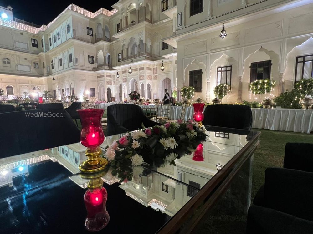 Floral wedding decoration Jaipur palace